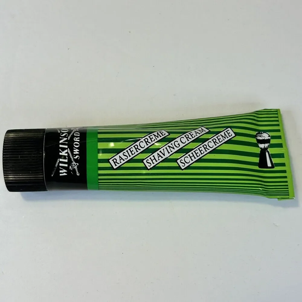 NEW Vintage American Airlines Travel Razor Wilkinson Sword Shaving Cream & Pouch